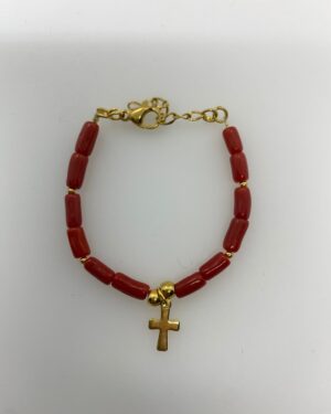 Pulsera coral bebe